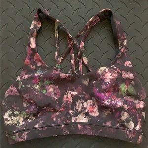 Free to Be bra- floral print